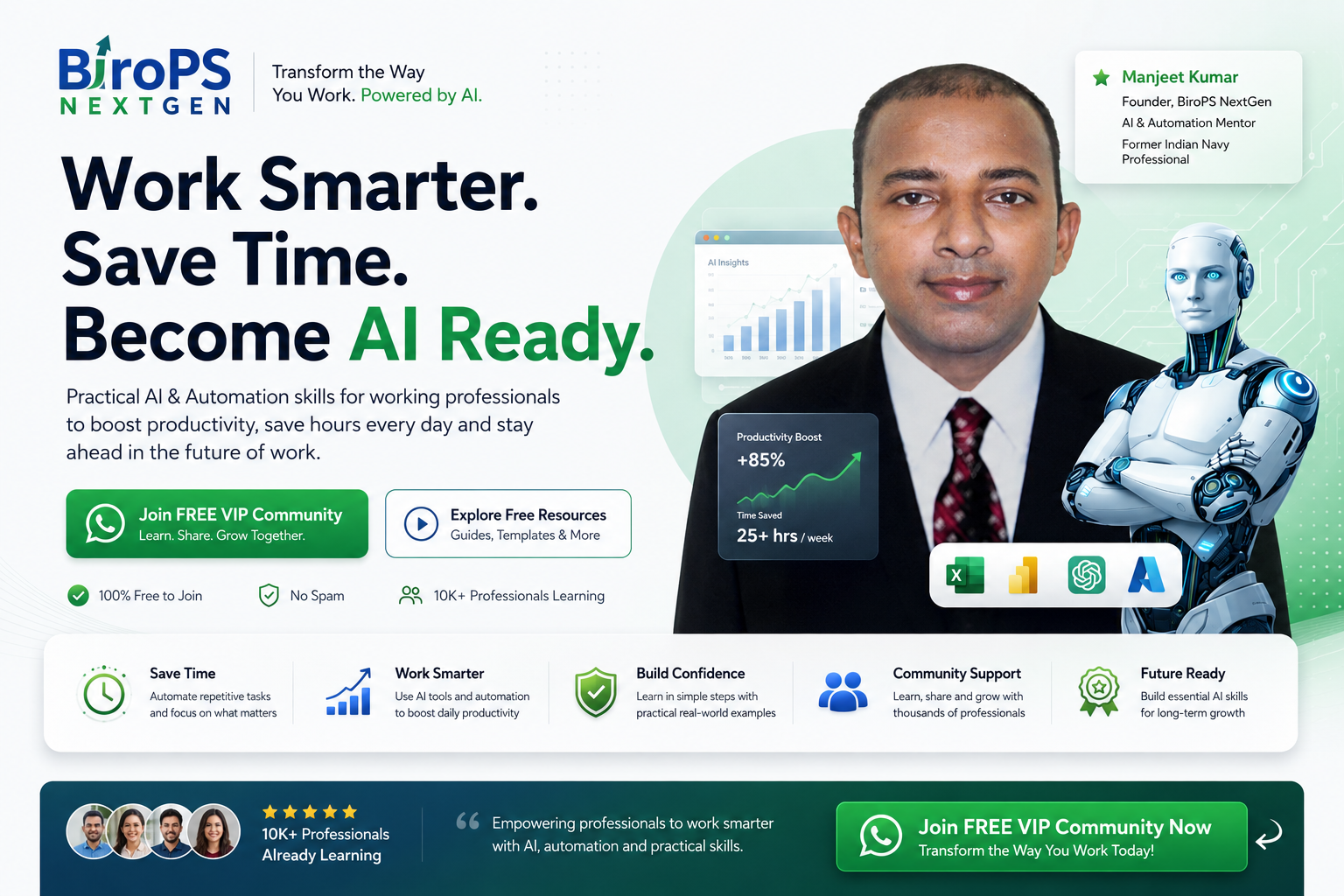 Manjeet Kumar, Founder of BiroPS NextGen